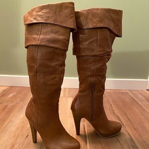 Leather Jessica Simpson Anne Knee High Boots